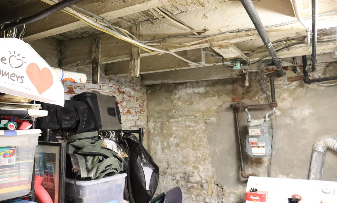 The students' research takes them into basements in homes, some more than two centuries old. .