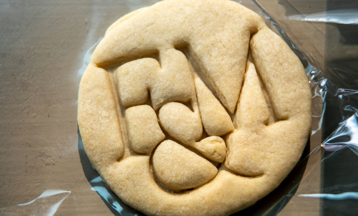 A sugar cookie gets the F&M stamp of approval.