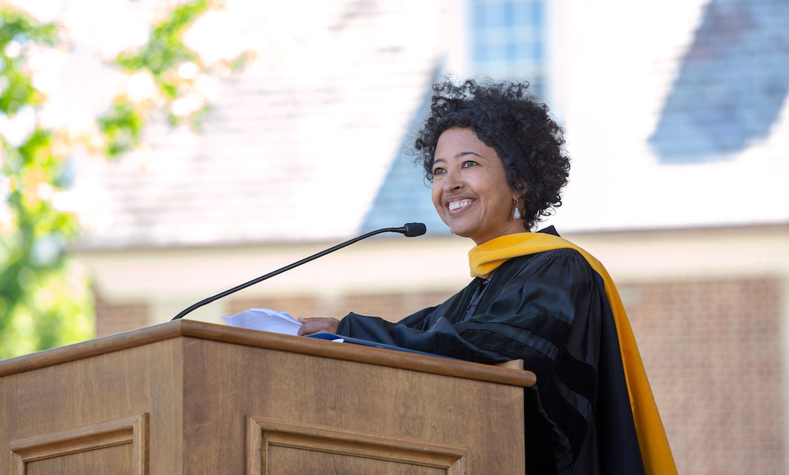 Dr. Rahel Nardos '97 shares some of her experiences as a student at F&M.
