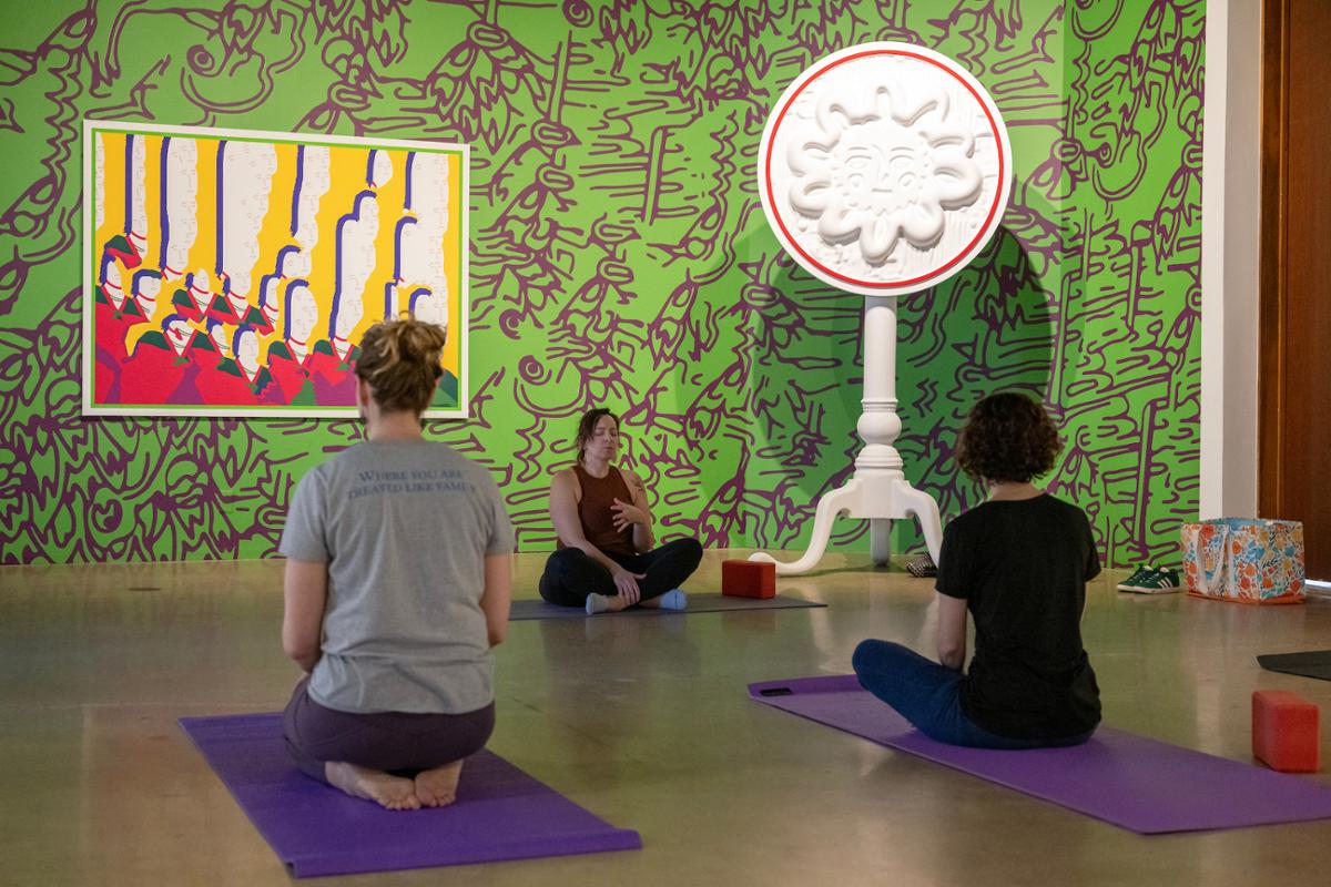 Yoga in the Phillips Museum Yoga in the Phillips Museum