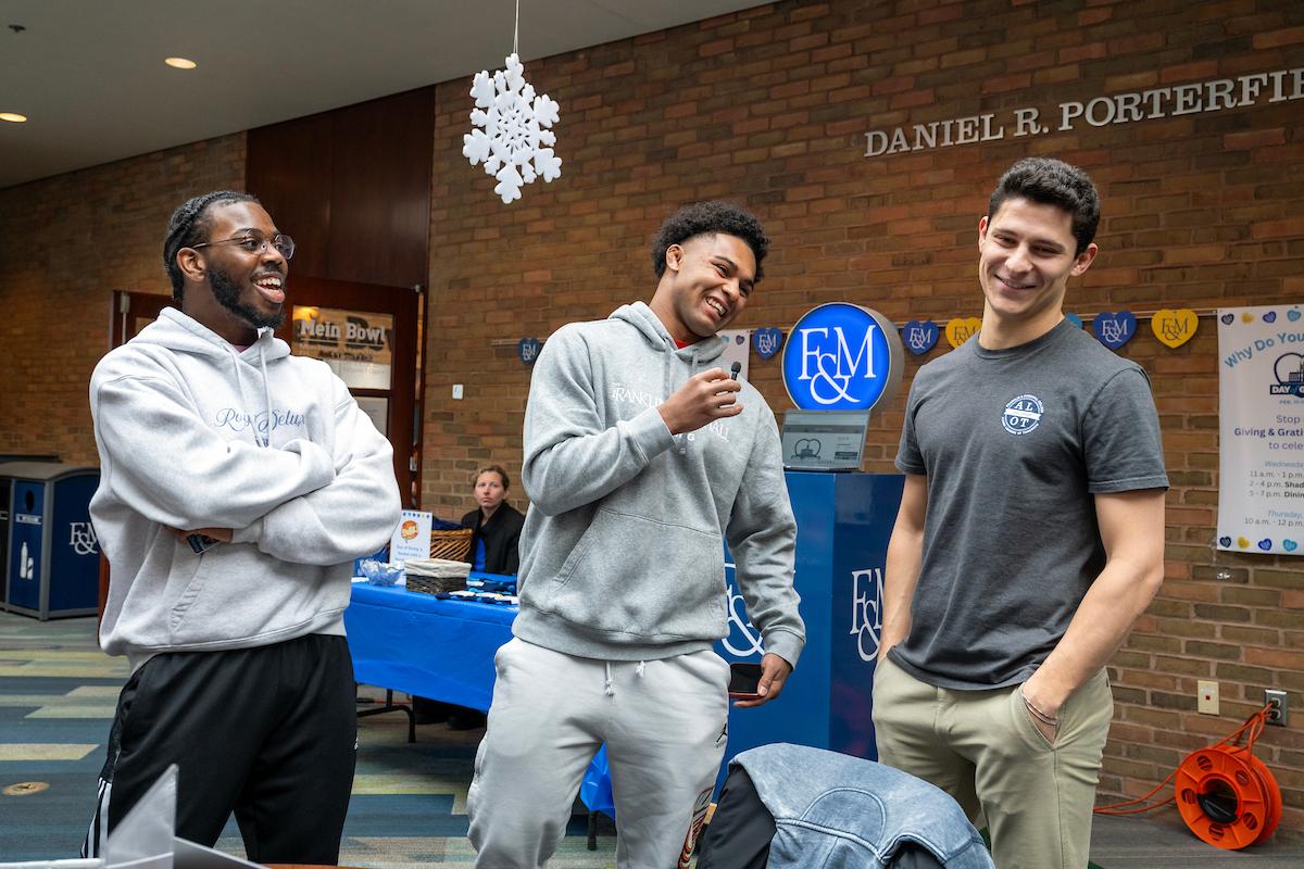 “I was able to leverage my connections to bring people to Steinman College Center to celebrate Day Of Giving together, sign a gratitude card or even make a gift,” he said.