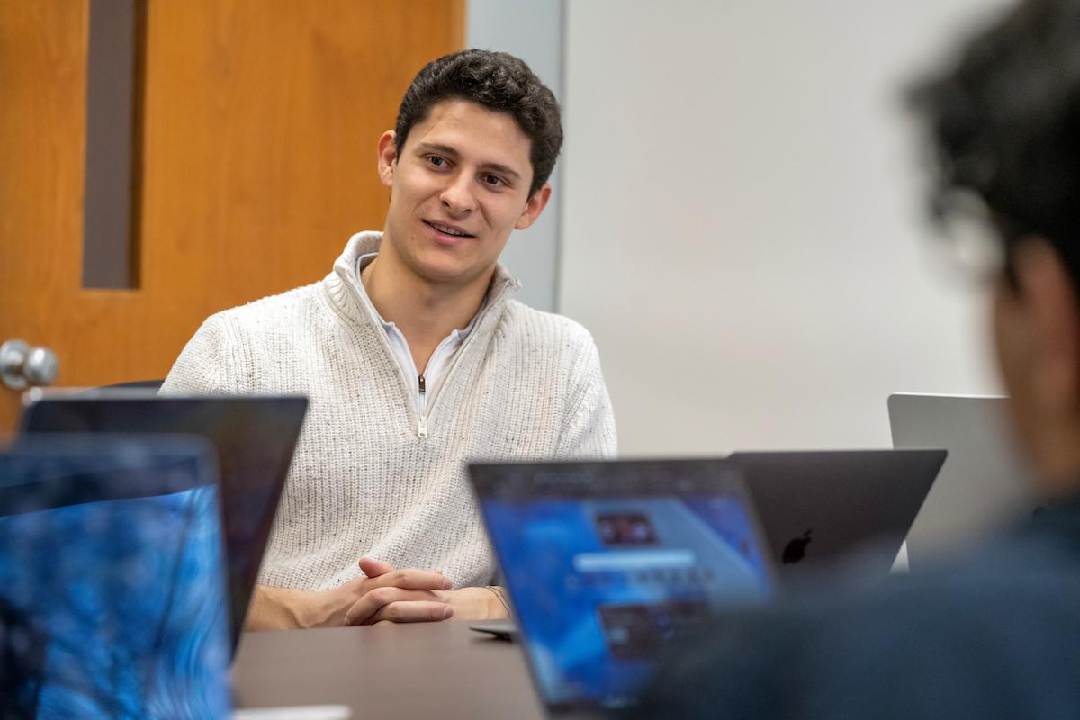 Following his graduation in May, Gentou Arbizu aims to launch a career in finance or consulting, seeking a client-facing role.