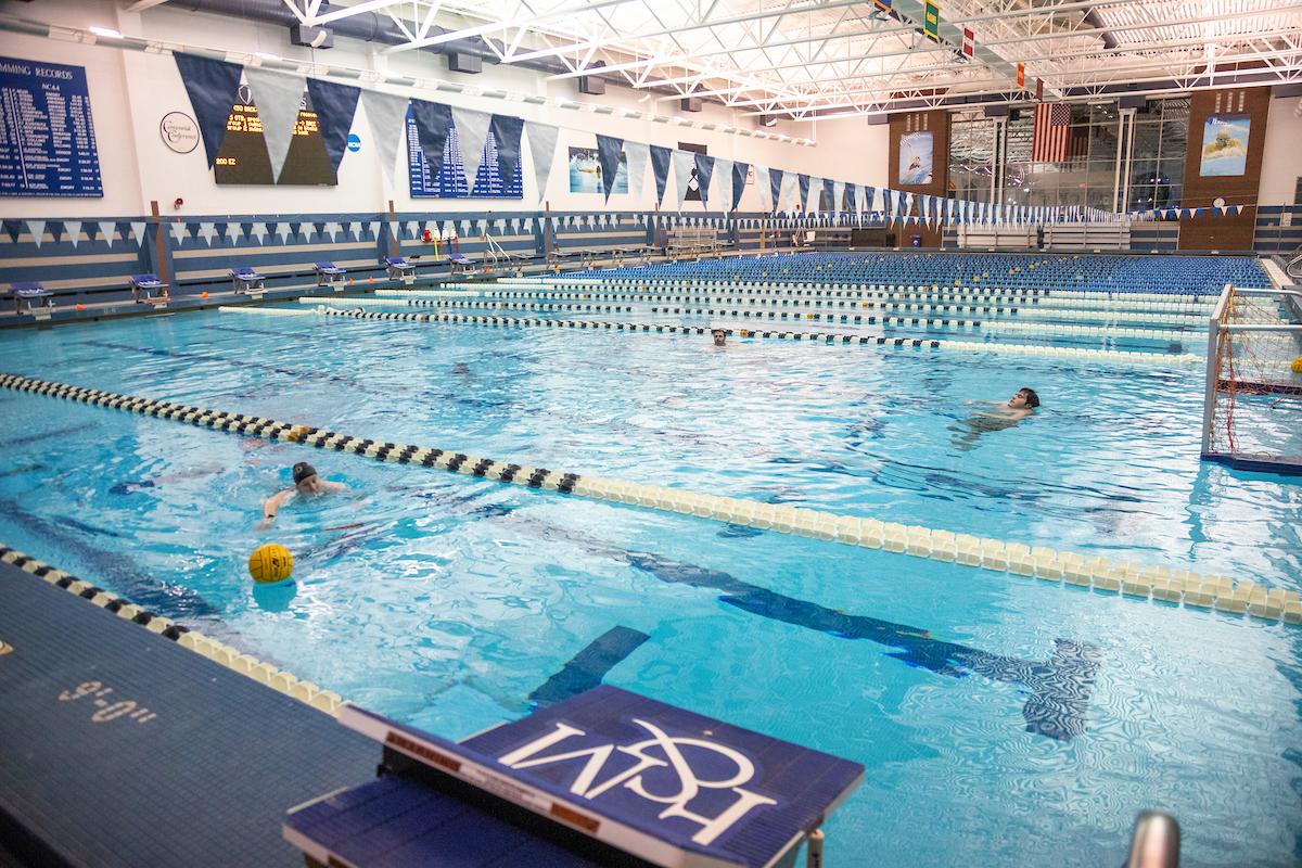 Olympic-sized pool in the Alumni Sports and Fitness Center