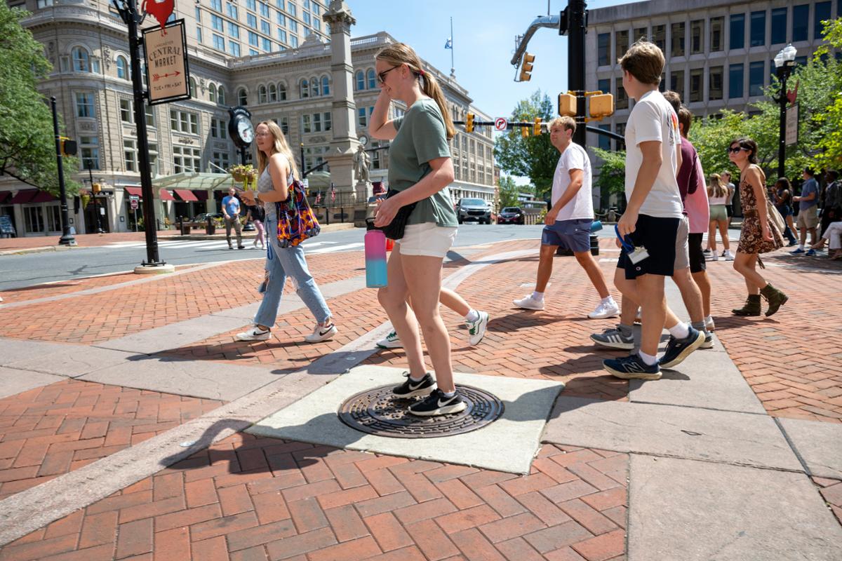 F&M students in Lancaster
