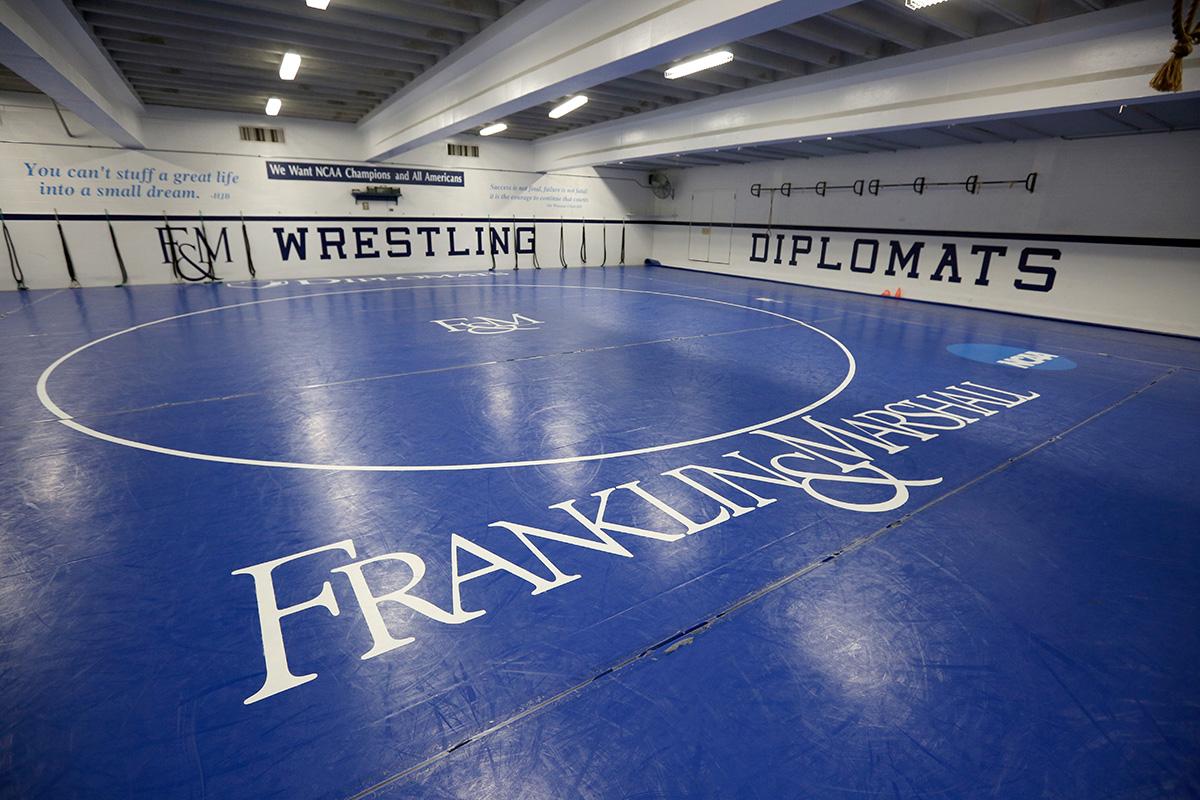 F&M's Wrestling Room in Mayser Gymnasium