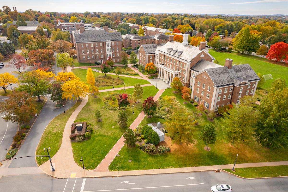 Aerial of F&M campus