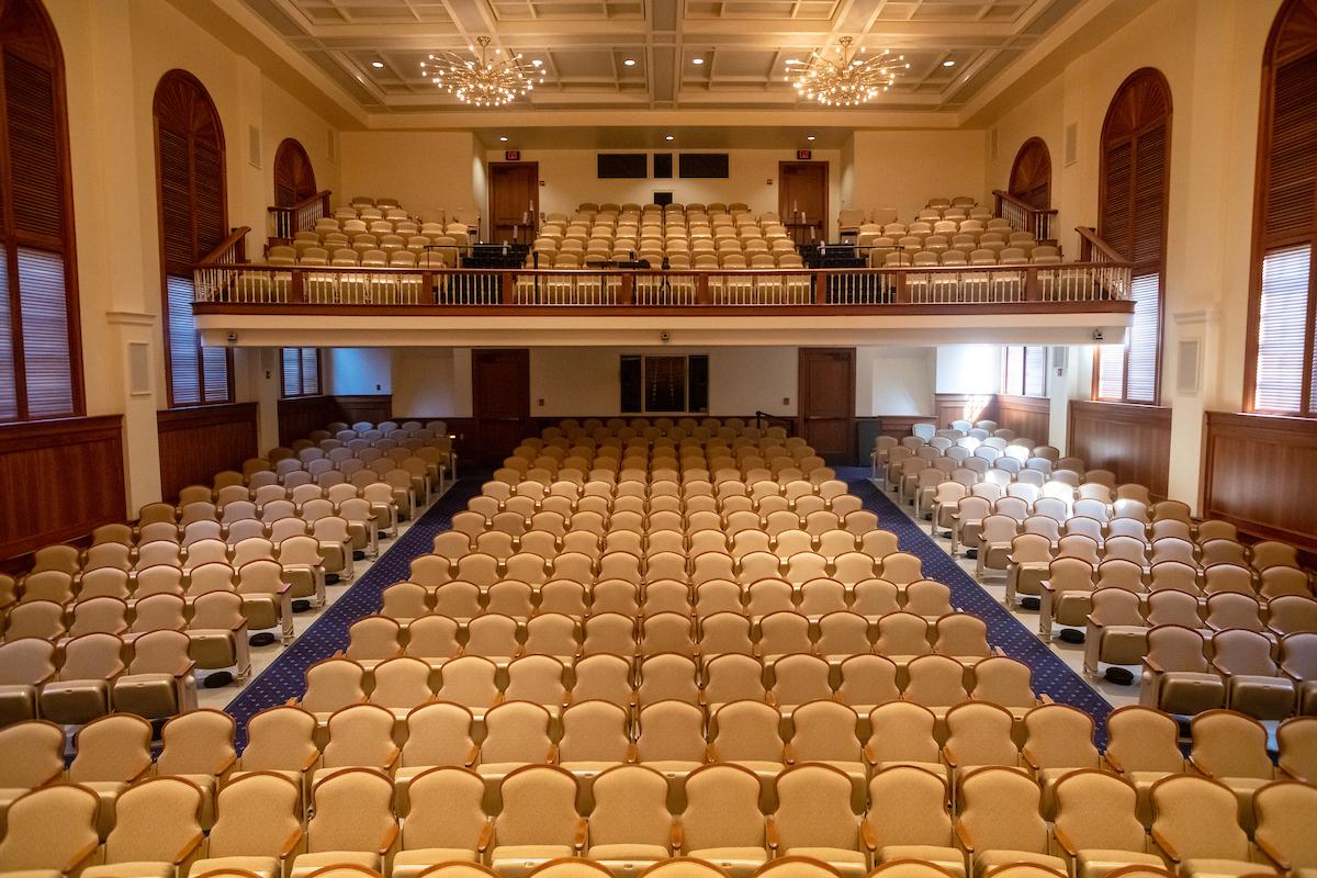 Interior of Barshinger Center