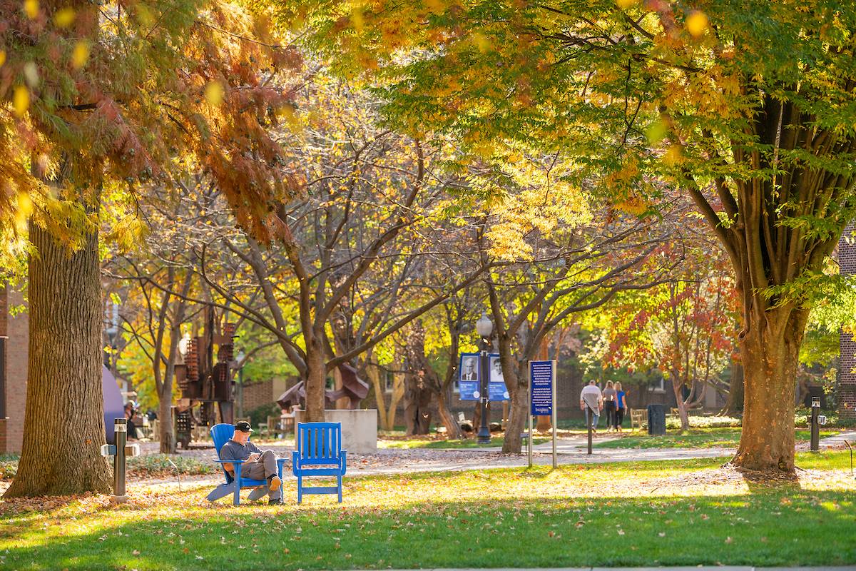 Campus in fall