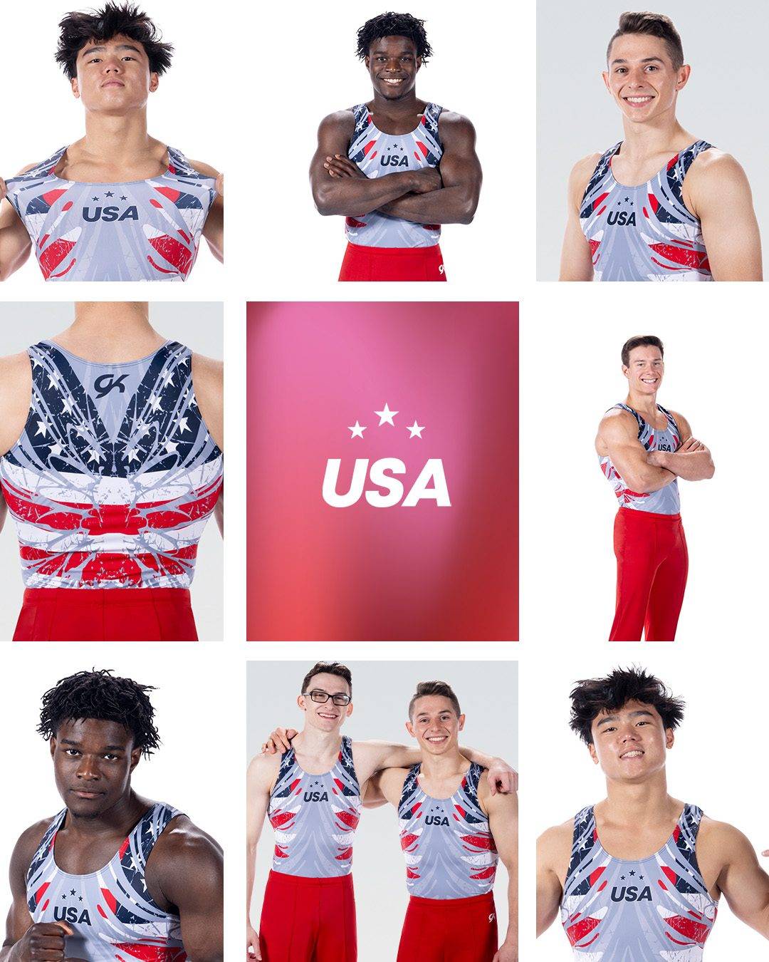 U.S. Olympic Gymnastics Men's Team. All photos courtesy of Matt Cowan and GK Elite.