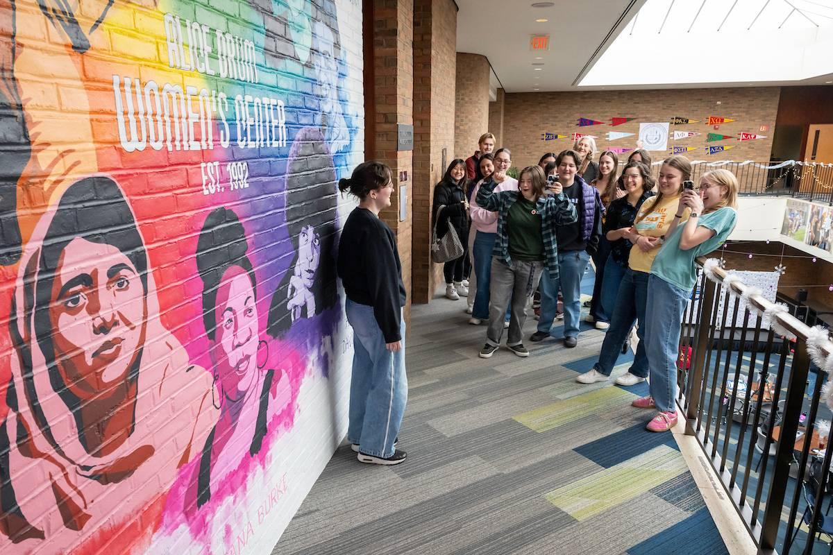Alice Drum Women's Center mural