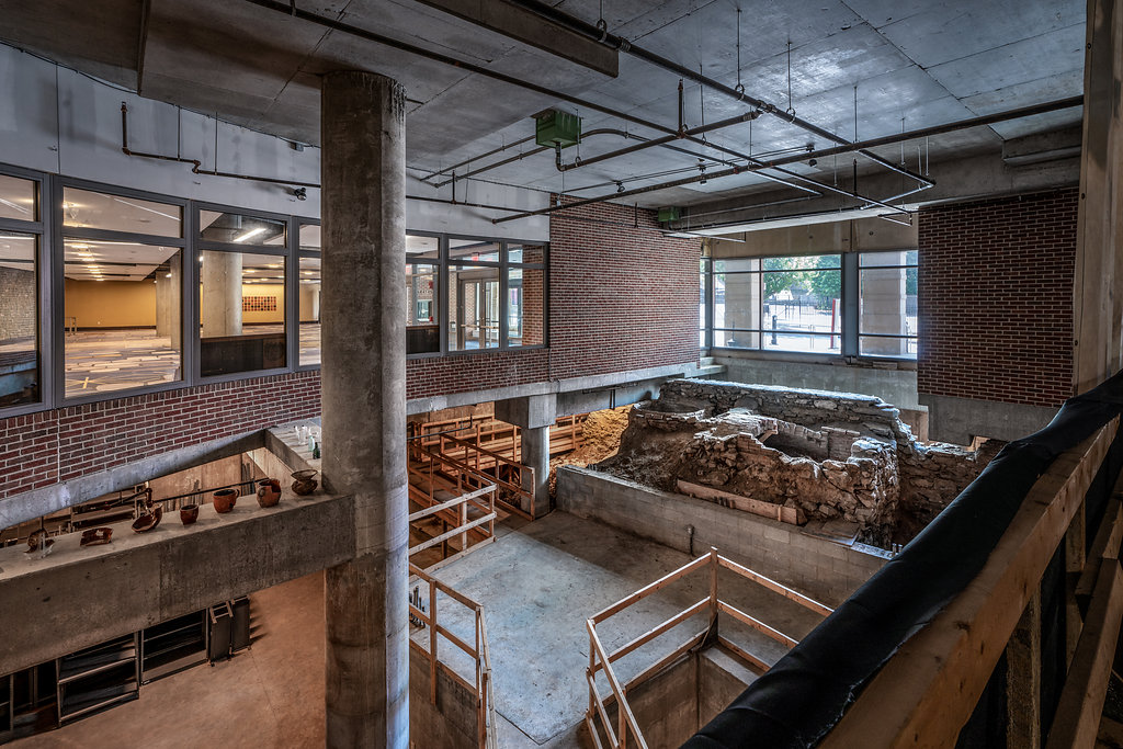 A view of the modified cisterns. Image courtesy of Larry Lefever.