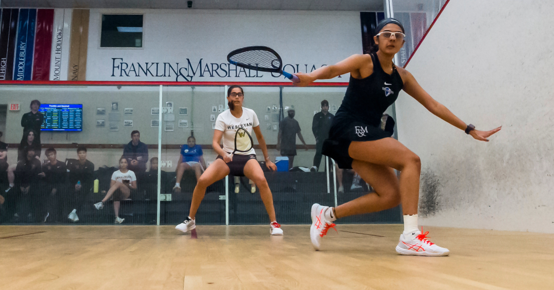 Photo of Women's Squash players.