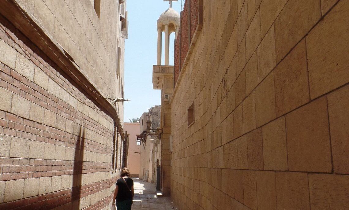 A street in old Cairo, Egypt.