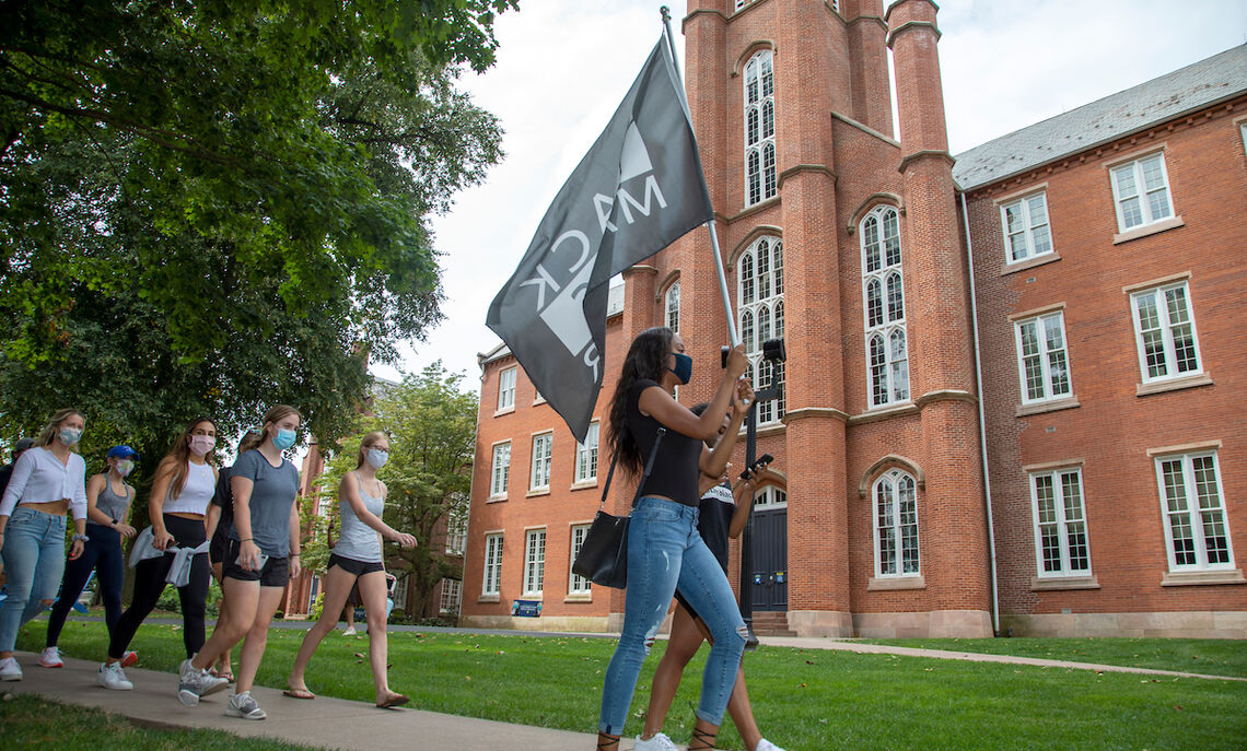 Black Lives Matter March on Franklin & Marshall Campus, Sept. 9, 2020