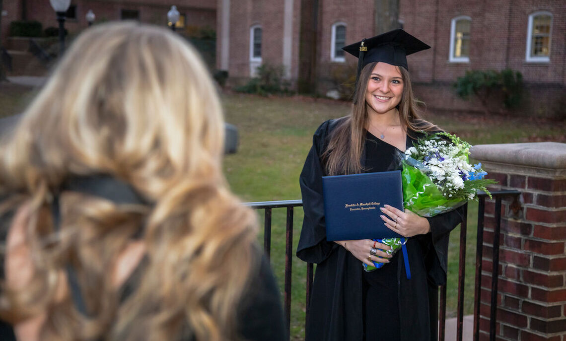 F&M celebrated 50 winter graduates on Dec. 14. The ceremony recognizes students who complete academic requirements ahead of their cohort, or complete an extra term.