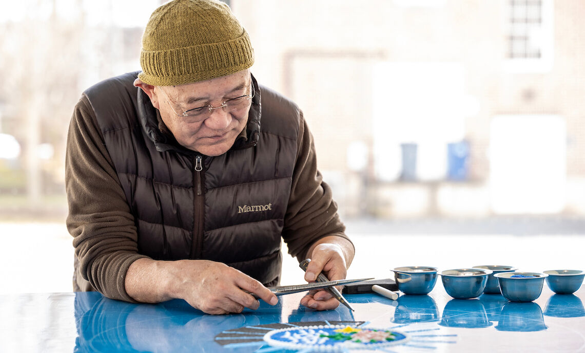 Losang Samten, mandala artist and Buddhist monk