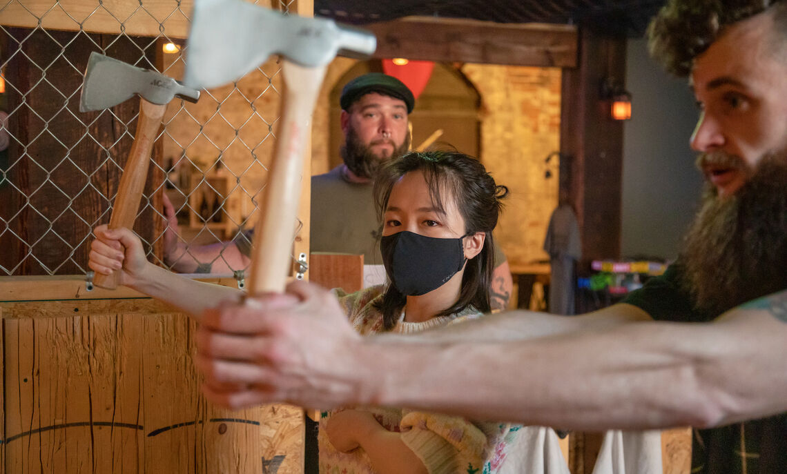 ax throwing 8 - Meduseld Meadery