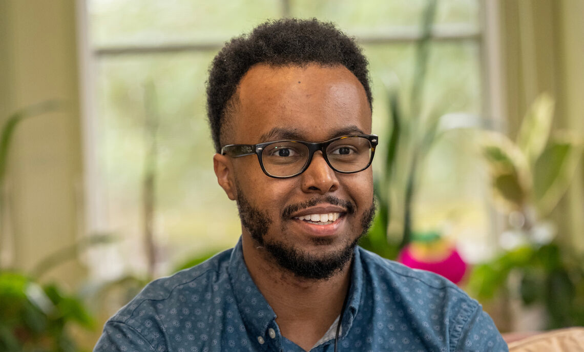 "As a young adult, I've had to revisit many of those old beliefs and discover new truths," said Robel Tadesse '23 of his spiritual journey.