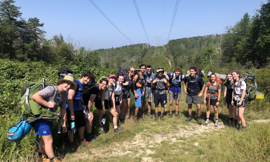 First-Year Outdoor Orientation Trip