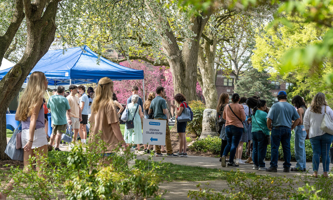 Admitted Student Weekend gave prospective members of the Class of 2027 â€“ along with their families â€“ a glimpse of life at F&M.