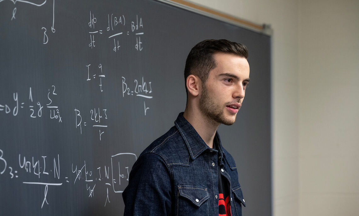 Menelaos Raptis 26 is bringing his passion for planets to a wider campus audience. He pitched and helped facilitate the Colleges first Space Week.