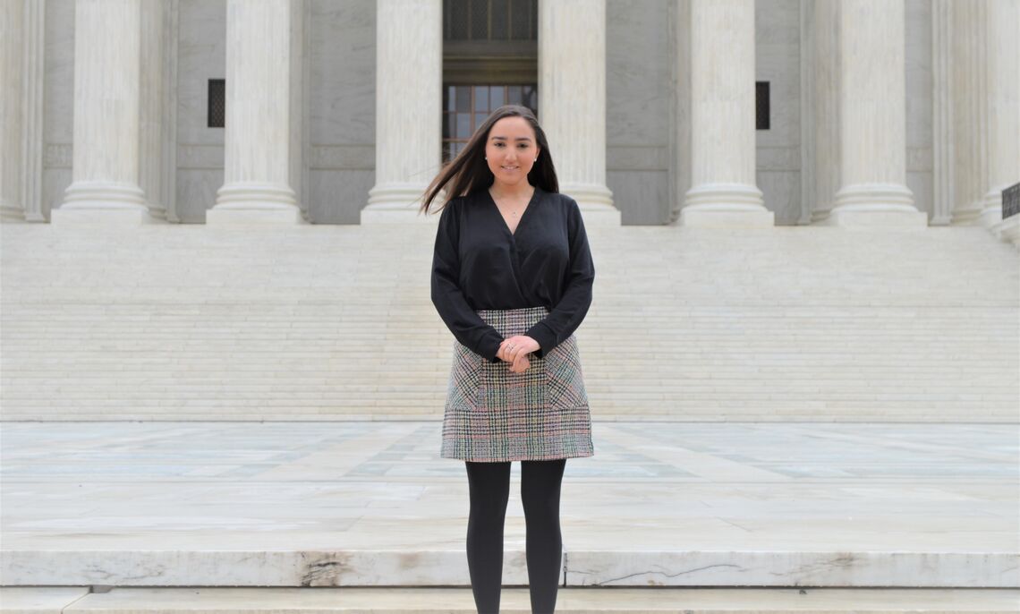 "I was always interested in law and I knew that the close connections I would be able to make with my professors  [at F&M] would help me grow my passion," said junior Jolie Rosenberg, who is double majoring in history and government.