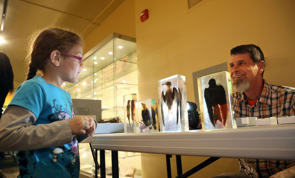 Professor Ardia's research at F&M focuses on birds and mammals, but he also participates in local science outreach events to encourage  future college students to consider the field.