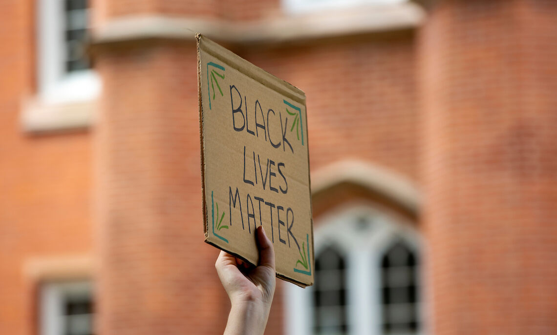 Black Lives Matter March on Franklin & Marshall Campus, Sept. 9, 2020